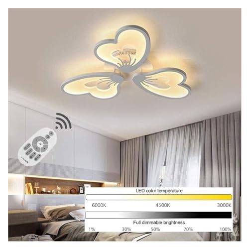 Plafond LED dimmable pour apaiser l'éclairage de chambre à coucher