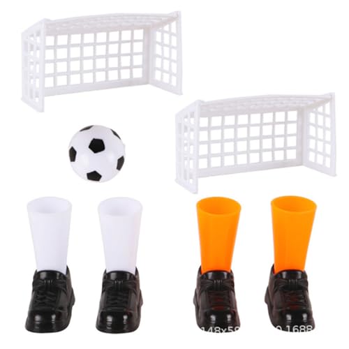 TusaMer Juego de futbolín de dedo mini futbolín con 2 goles y dedos, divertido juego de deportes interactivo para niños, familia, fiestas.
