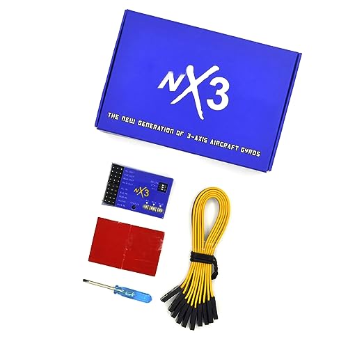 WANSUPYIN 2023 RC Airplane NX3 Fixed-Wing 3 Axis Gyro Flight Controller Autobalance Stabilizer for...