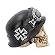 Nemesis Now Iron Cross Skull Unisex Totenkopf Standard Polyresin Gothic, Horror, Steampunk, Totenköpfe