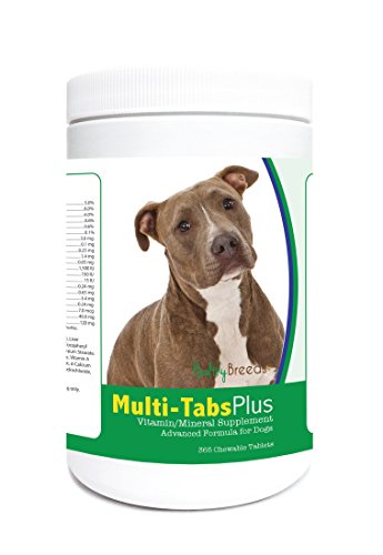 Healthy Breeds Pit Bull Multi-Tabs Plus Chewable Tablets 365 Count