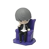 REOZIGN YU Narukami, Amamiya Ren, Figura Yuuki Makoto, Acción Versión Q Asiento 10 cm / 3,9 pulgadas de PVC Modelo Recuerdos para aficionados al anime Regalos (b)