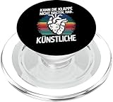 Künstliche Herzklappen Lustiger Spruch Herzpatient PopSockets PopGrip für MagSafe