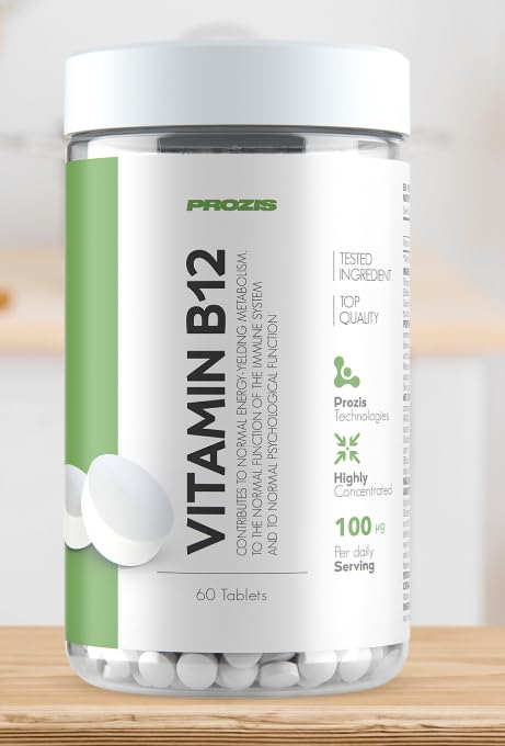 Prozis Vitamin b12 100 mcg 60 capsule - vitamina b12, multi pack (180 compresse)