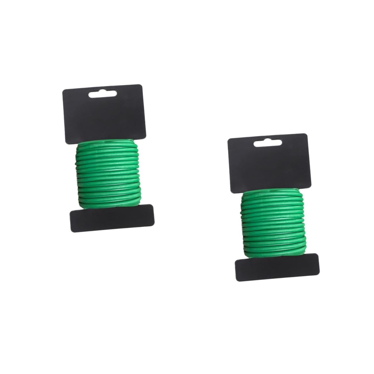 Toddmomy 2rotoli Filo di Fissaggio per Piante Rampicanti Legaccio Flessibile Rivestito per Supporto e Crescita di Viti e Rami nel Giardino
