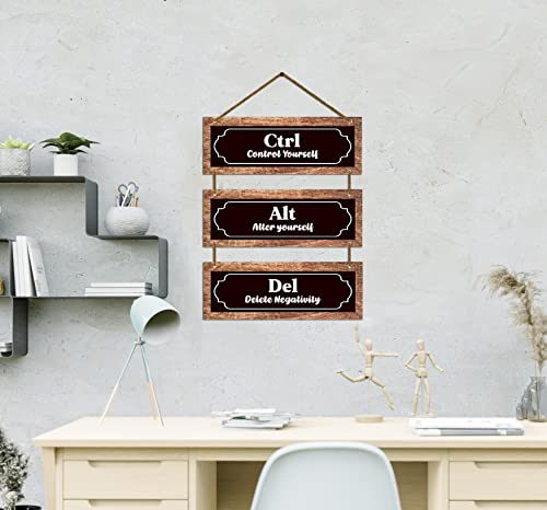 Image of EXPLEASIA Decorative Wall Hanging Wooden Art Decoration Item for Home Office Home Decor Gift Items