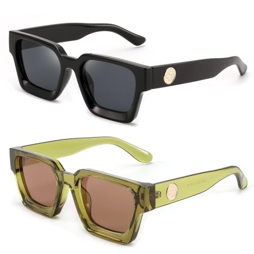 Image of FEISEDY Vintage Small Sunglasses Oval Slender Metal Frame Candy Colors B2277