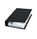 SIGEL VZ300 Visitenkarten-Ringbuch Visitenkarten-Mappe & VZ350 Hüllen für einreihige Visitenkarten-Ringbücher VZ300 und VZ204, für 80 Karten, 10 Stück