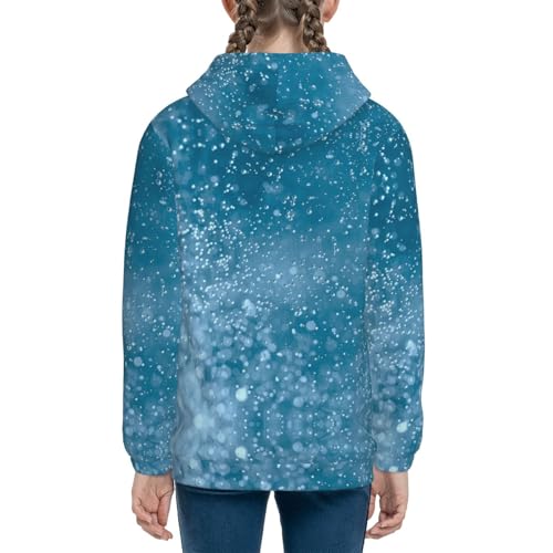 Air Bubbles in Water Kids Pullover Hoodies Boys Sweatshirts Girls Athletic Clothes with Pocket4