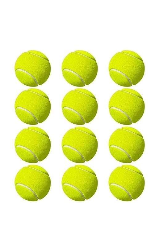 MEDANSH STORE 12 Pcs Light Weight Multi Color Tennis Cricket Ball Rubber Ball for Cricket Training-image-32