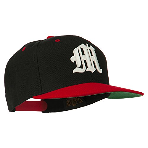 Image of e4Hats.com Old English M 3D Embroidered Snapback Cap