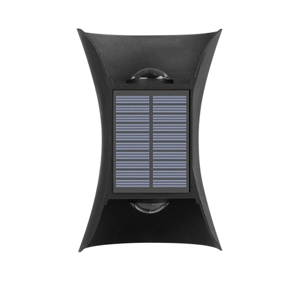 Applique murale solaire d'extérieur design minimaliste étanche pour entrée et cour