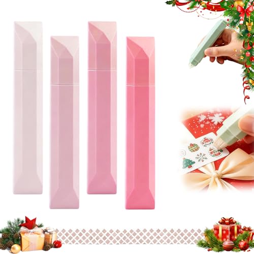 4 Pcs Double Sided Tape Pens ， Scrapbooking Double Sided Tape Roller