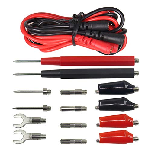 Outgeek Elettronico Test Condurre Kit Multiuso Digitale multimetro Sonda Test Condurre Cavo