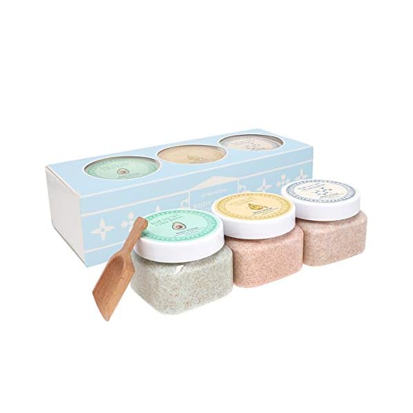 Ultra-Exfoliating-Cleanse-Body-Scrub-Gift-Set-3-Pack-Natural-Dead-Sea-Salt-Body-Scrub-Body-Scrub-Set-with-Free-Bonus-Wooden-Spoon Ultra Exfoliating & Cleanse Body Scrub Gift Set, 3 Pack Natural Dead Sea Salt Body Scrub, Body Scrub Set with Free Bonus Wooden Spoon