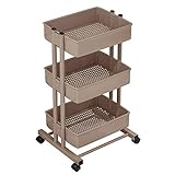 ★ STOCKAGE INTELLIGENT: une étagère de rangement pour poulie mobile avec une petite étagère pour chariot vous offre de nombreuses options de stockage et vous permet de stocker et de contenir jusqu'à 80 kg de poids uniformément réparti.