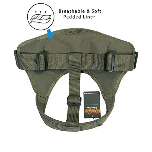 Excellent Elite Spanker Tactical Dog Harness Patrol K9 Harness Service Dog Vest Military Dog Vest Working Dog Vest With Handle(Ranger Green-Xs) #TOP5