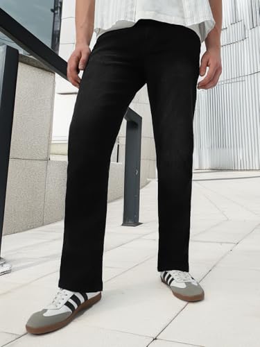 Image of Neostreak Men's Washed Bootcut Jeans Stretchable