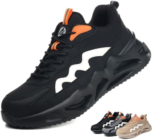 AFJYG Veiligheidsschoenen voor Heren Lichte Werkschoenen Dames Sportief