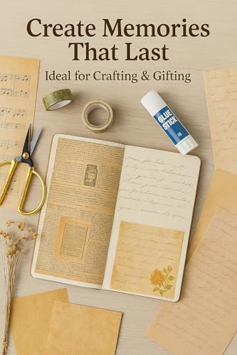 Image of G2g Vintage Scrapbook Paper Pack - 60 Sheets (60 Designs) 4x6 inch Decorative Craft Paper - 170 GSM for Journaling, Card Making, Scrapbooking, Junk Journals, Ephemera & DIY Craft Projects