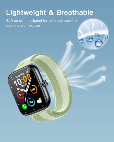 Correa de Nylon para Smartwatch MFVLP D16 Verde miniatura 3