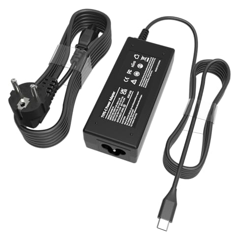 Chargeur Chromebook 45w USB C Chargeur pour HP Dell Lenovo Acer 315 ASUS Google HP Chromebook D'ordinateur Portable Ordinateur Chromebook Universel de Type C...