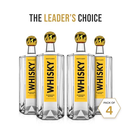 Image of Estuary Whiskey Blending Water (Pack of 4 X 200 Ml) | Premium Non-Alcoholic Mixer for Whiskey