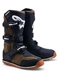 Alpinestars Tech-T Stivali da moto, marrone nero, 9 (43)