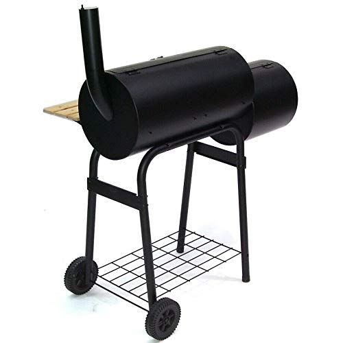 D&L Barbecue a carbonella 56510 per affumicatore, barbecue a carrello, griglia con affumicatore AWZ
