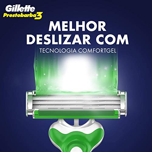 Aparelho de Barbear Descartável Gillette Prestobarba3 Sensitive Leve 8 Pague 6