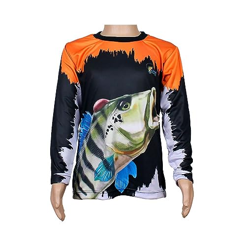 Camiseta de Pesca Infantil Proteção Solar 50+ UV Life Pesca - Tucuna