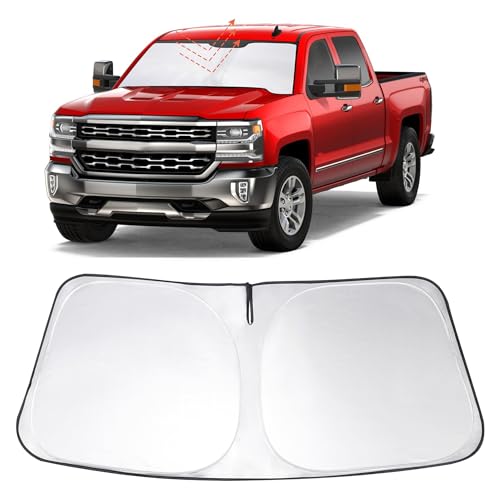 Image of Windshield Sun Shade Sunshade for 2014-2019 Chevy Silverado