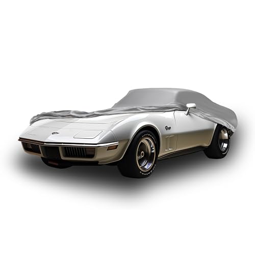 Car Covers Weatherproof Max Car Cover & Warranty Compatible with Chevrolet 1968-1982 Corvette Stingray- Outdoor Cover Theft Cable Lock Car Accessories Better Than Waterproof