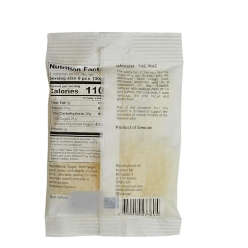 KOLSVART Swedish Candy, Torsken Shaped, Gluten Free 4.2 oz - image 7
