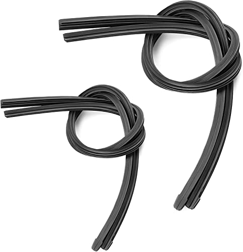 Zoffi Hybrid Windshield Wiper Blade Refills 24"+18" Set Of 4, 8.5Mm Width With Natural Aaaa Level Rubber #TOP25