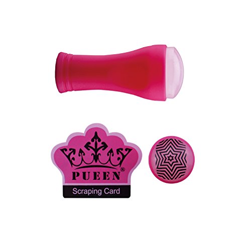 PUEEN Nail Art Stamping LOVE BOX I - 4 Lover Collection Plates - 125x65mm Unique Nailart Polish Stamping Manicure Image Plate Accessories Kit - BH000576 - Thumbnail 2