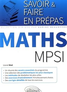Maths MPSI