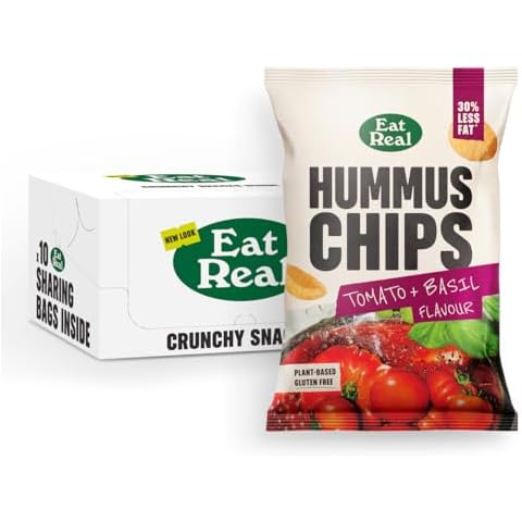 Eat Real Tomato and Basil Hummus Chips Cover