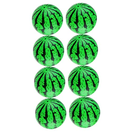 ibasenice 8 Piezas Bolas de sandía Toys Infantiles Waterpolo Piscina Bolas inflador balones Bola con Forma de Sandia Pelota Inflable de Juguete de polivinilo Green