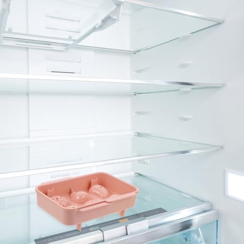 Bandeja para cubitos de hielo KALLORY diseño gato rosa miniatura 4