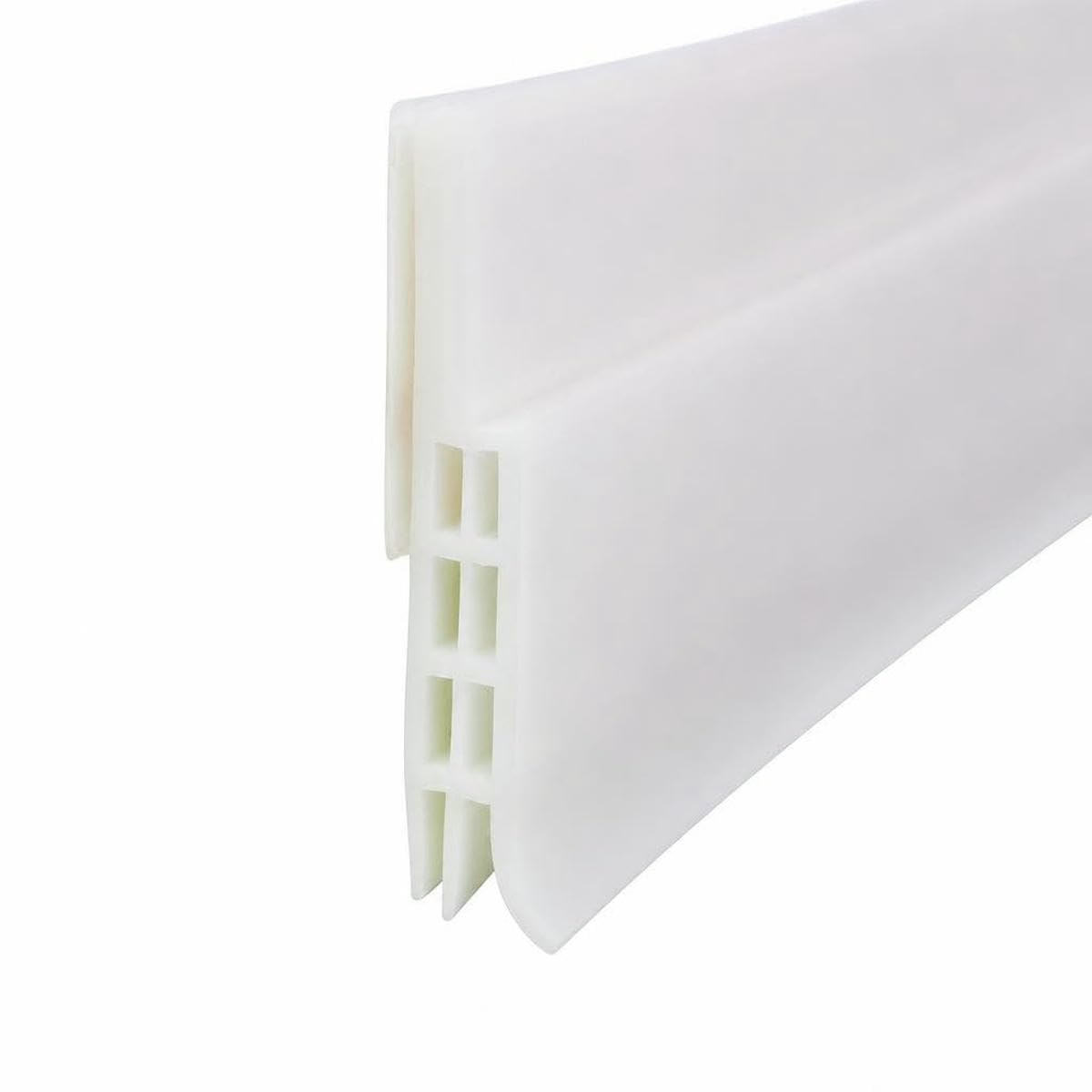 1Pc 1 Meter Door Bottom Sealing Strip Self-Adhesive Aoors and,Sound Insulation, Windproof, Porous Sealing Strip-Transparent 5pcs