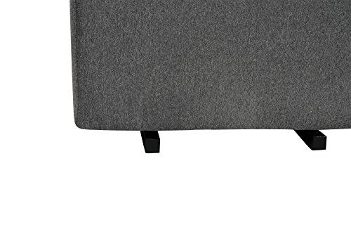 Davinci Universal Gliding Ottoman In Dark Grey, Greenguard Gold & Certipur-Us Certified #TOP6