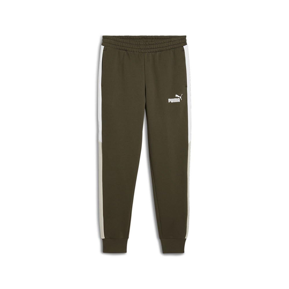 PUMA Power Colorblock Sweatpants FL cl Dark Olive