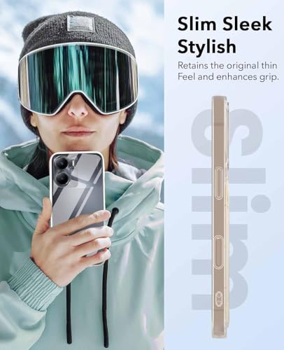 Image of Jkobi Lifetime Anti-Yellow Clear Back Cover Case for Vivo T2x (Sleek Hard Crystal | Shockproof and Camera Protection)