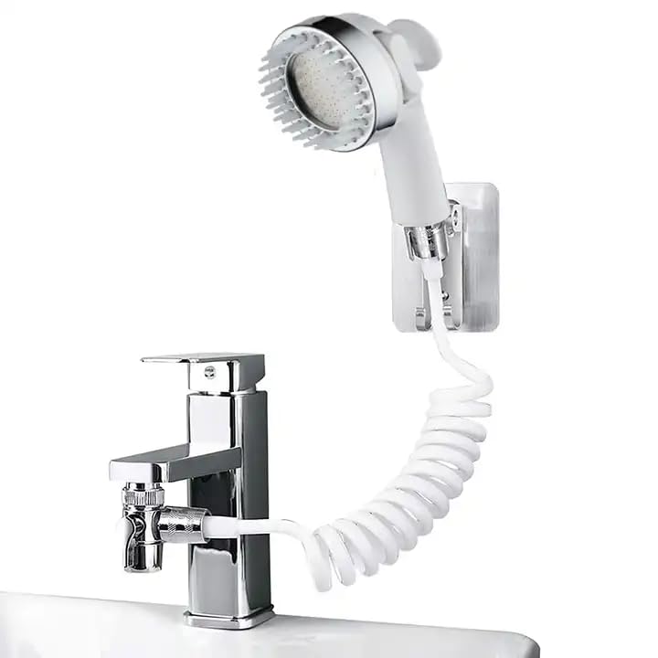 Jellex Shower Head Set For Wash Basins,Hand Shower In The Bathroom,Hand Shower For Wash Basin,1.5M Telescopic Hose,Perfect For Washing Hair Or Cleaning The Wash Basin Material Abs Plastic,- Polished (B0CLGHQCSV) Amazon Price History, Amazon Price Tracker