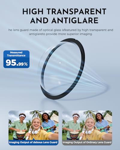 2 unidades de cubiertas protectoras para lente compatibles con Insta360 X4, protectores frontales y traseros para lentes miniatura 4
