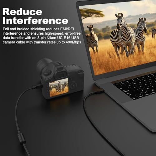 Xivip UC E6 USB Cable for Nikon Cameras - Image 6