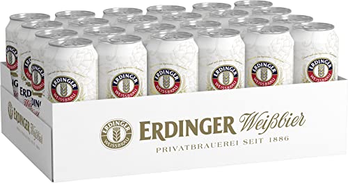 ERDINGER Weißbier mit feiner Hefe Tray 24x0,5l Dose bepfandet Cover