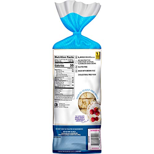 Quaker Rice Cakes, Lightly Salted, 4.47 Ounce