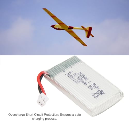 3,7 V 2500 MAh LiPO-Akku mit JST-Stecker für RC-Modellflugzeug-Hubschrauber-FPV-Drohne